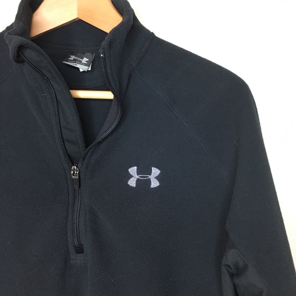 Under Armour Sz S Black Quarter Zip Sweater